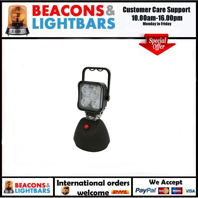 Vision Alert EW2461 600 Lumens battery powered LED magnetic work light PN: EW2461